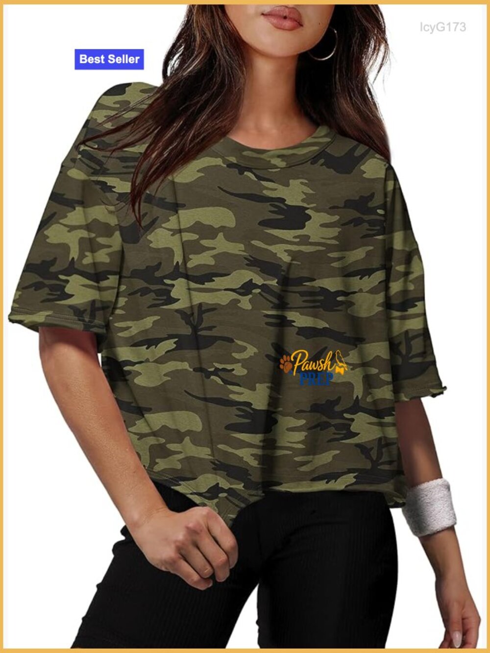 Oversized Crop Top Tee, Drop Shoulder Short Sleeve, Relaxed Fit, Lightweight